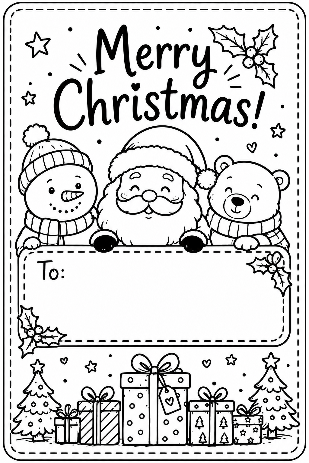 10 Christmas Labels - Kids / Classic