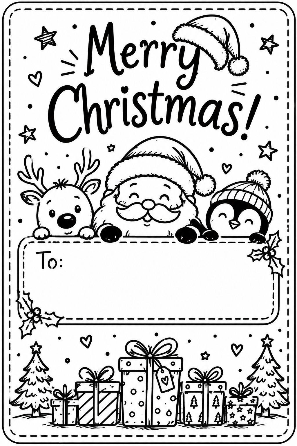 10 Christmas Labels - Kids / Classic