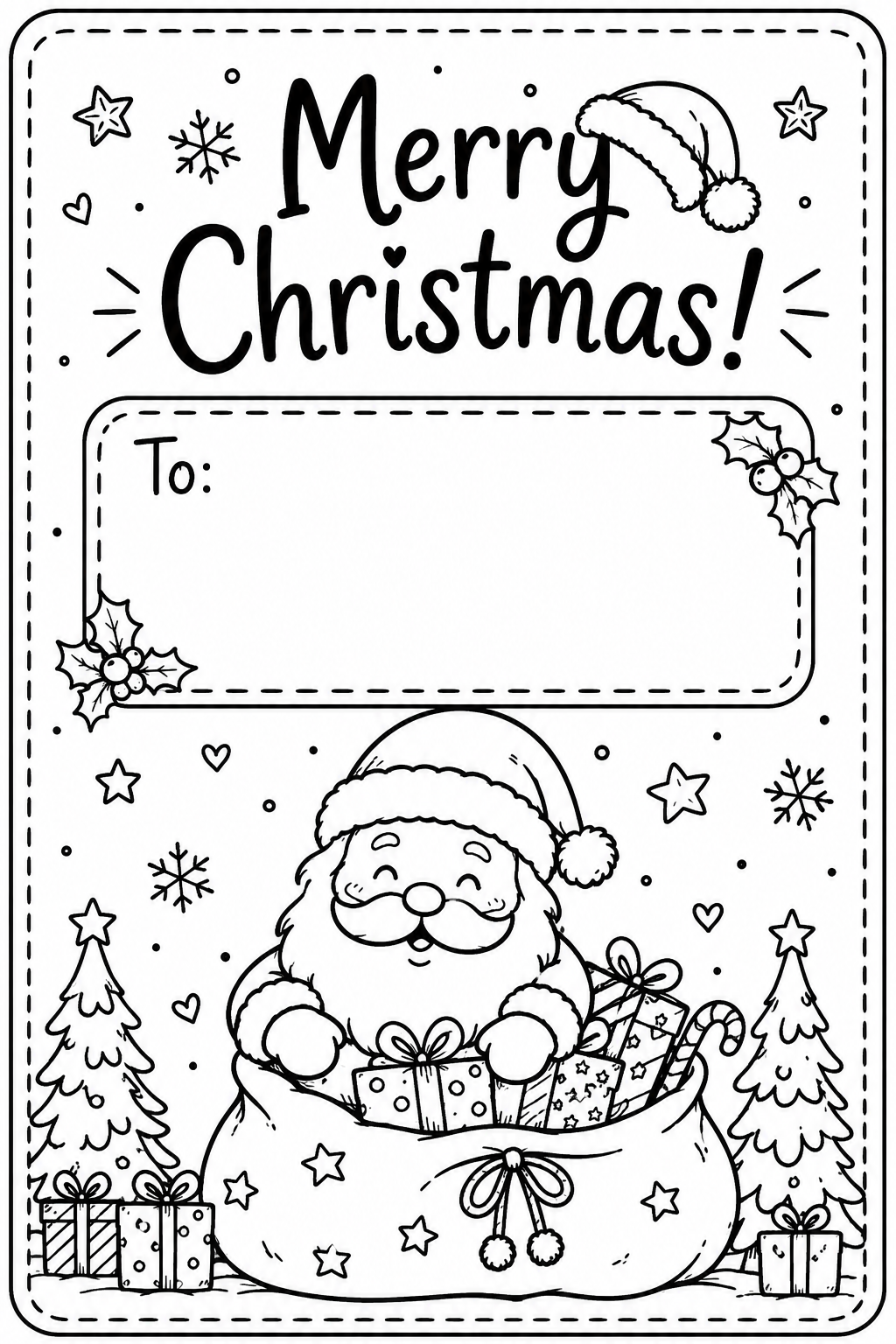 10 Christmas Labels - Kids / Classic