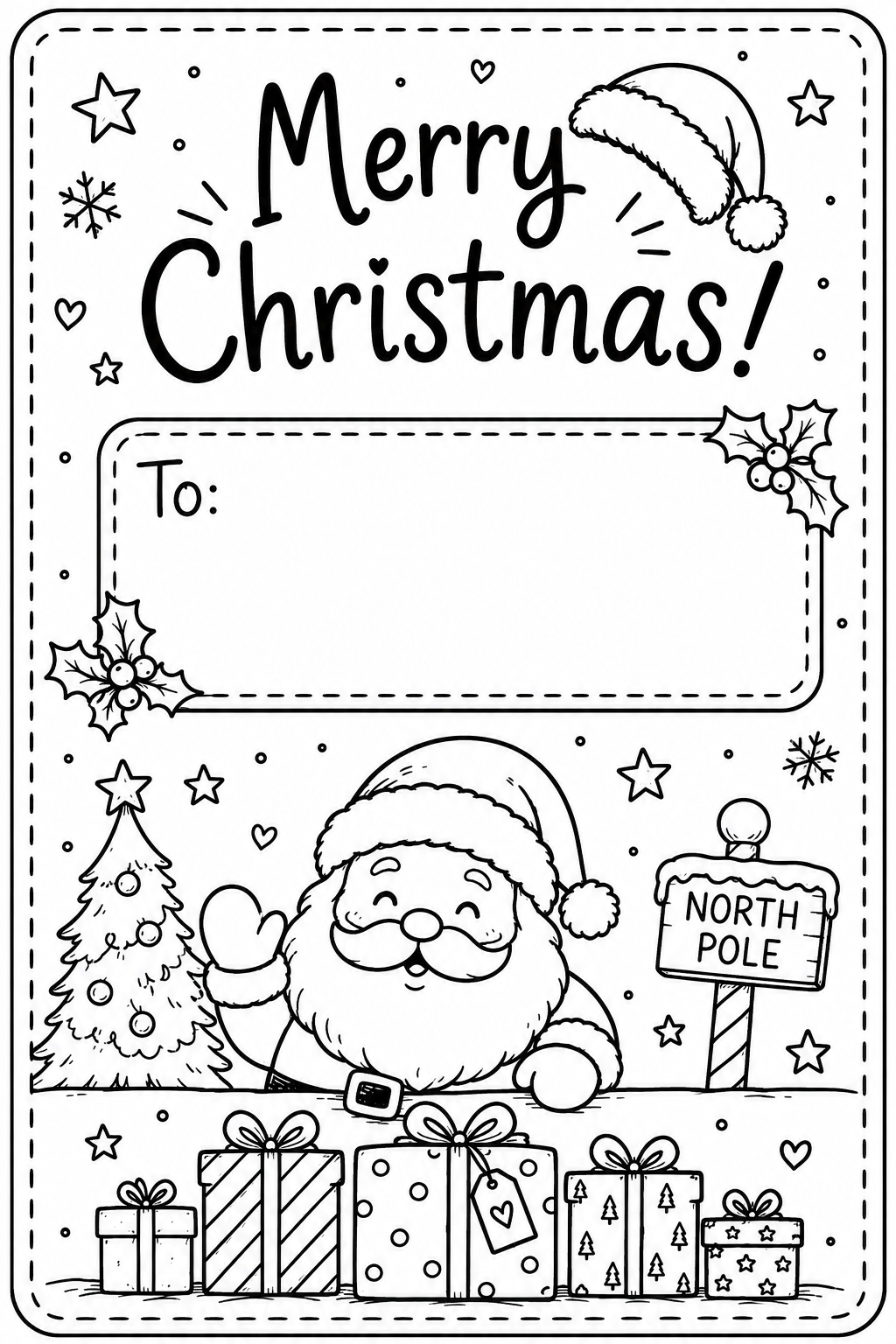 10 Christmas Labels - Kids / Classic