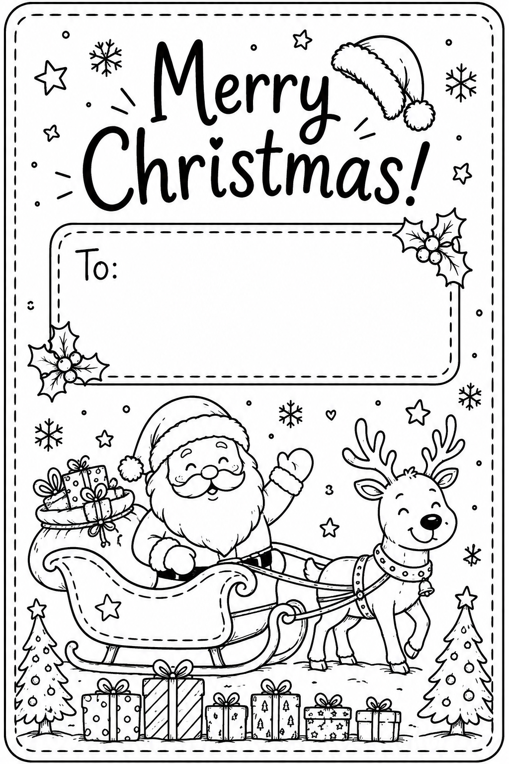 10 Christmas Labels - Kids / Classic