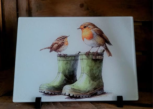 A4 and A3 Chopping Boards - Chinchilla