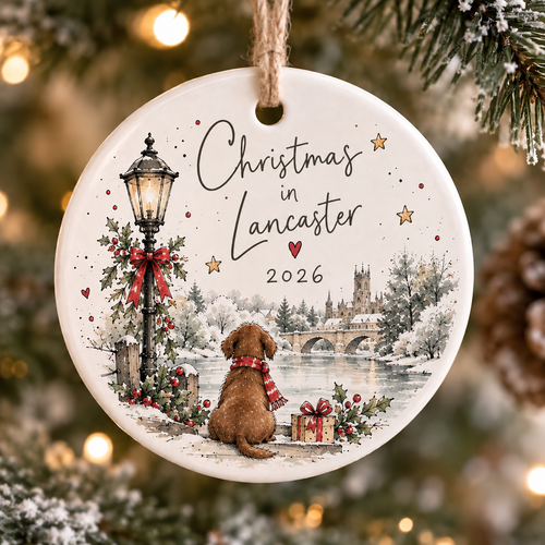 Ceramic "Cosy Christmas" Keepsake Decorations