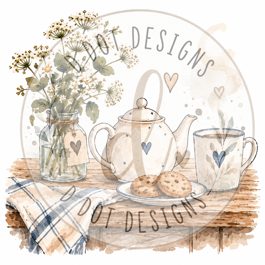 Cosy Home Round Storage Tin – Choice of 4 Designs