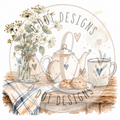 Cosy Home Round Storage Tin – Choice of 4 Designs