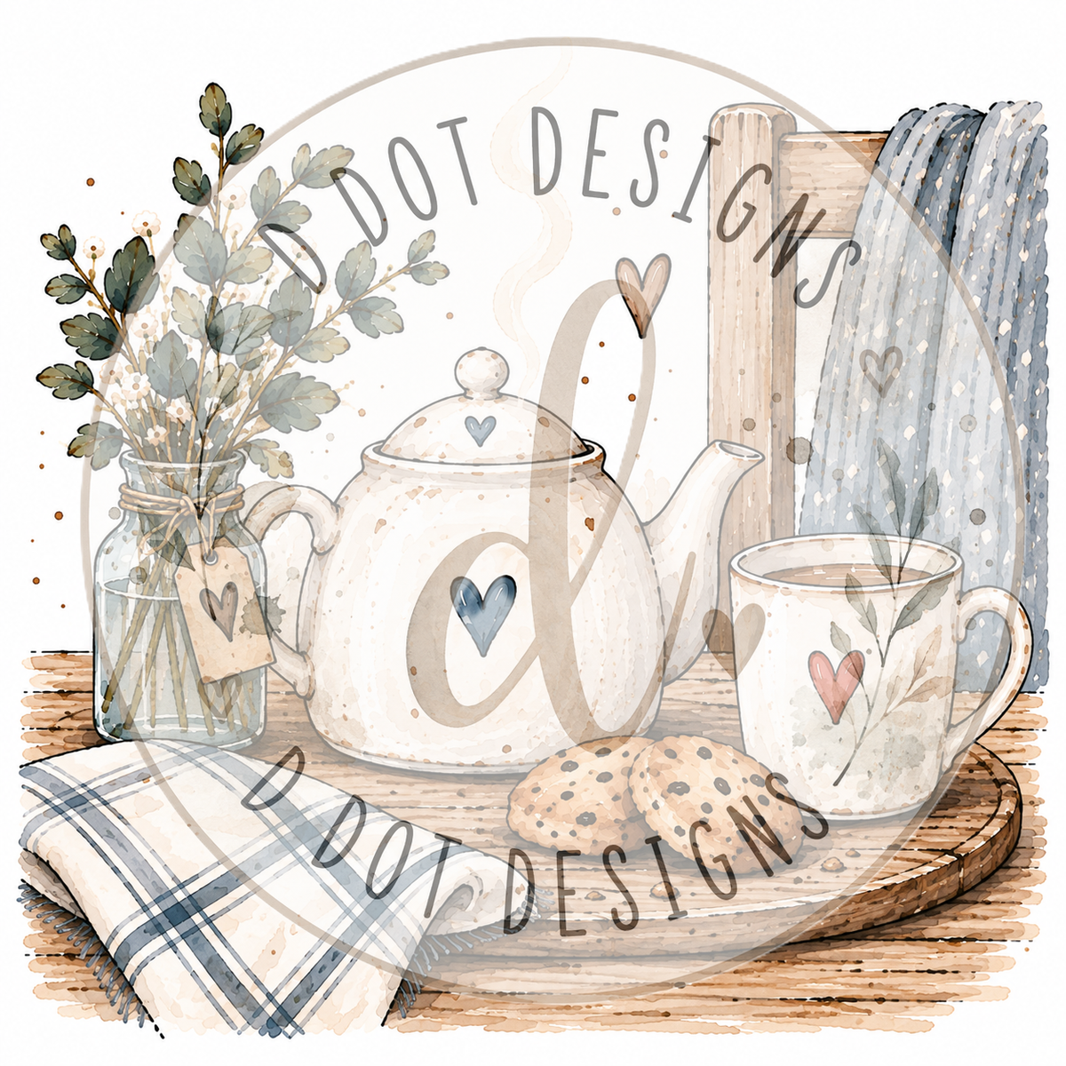 Put the Kettle On - Set of 4 Coasters