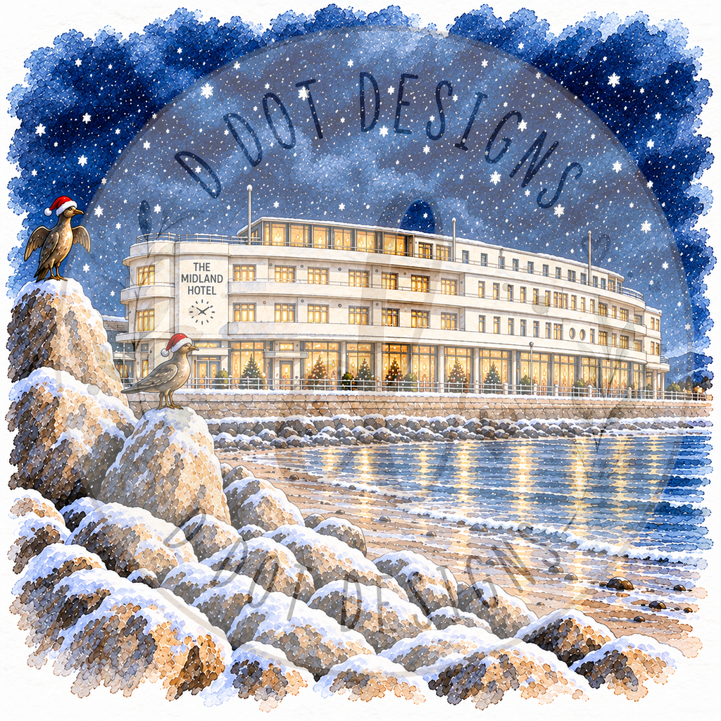 Morecambe at Christmas - Set of 4 Coasters