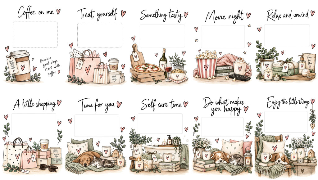 A Little Book of Treats - Gift card & Money Book / 10 Treat Pages