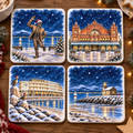 Morecambe at Christmas - Set of 4 Coasters