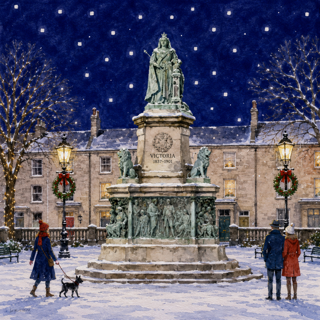 Lancaster Christmas Coasters - Set of 4 / Lancaster Gift