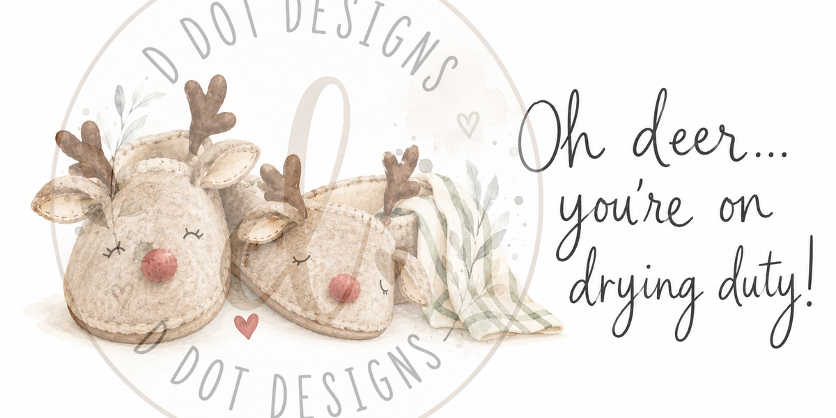 Funny Christmas Waffle Tea Towels – Santa, Elf & Reindeer