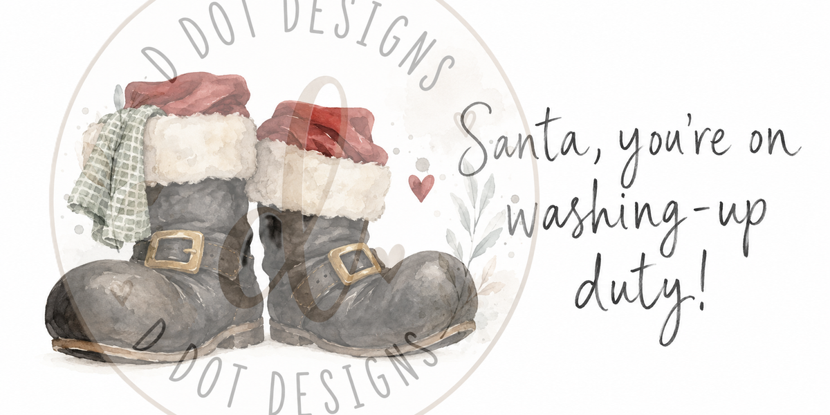 Funny Christmas Waffle Tea Towels – Santa, Elf & Reindeer