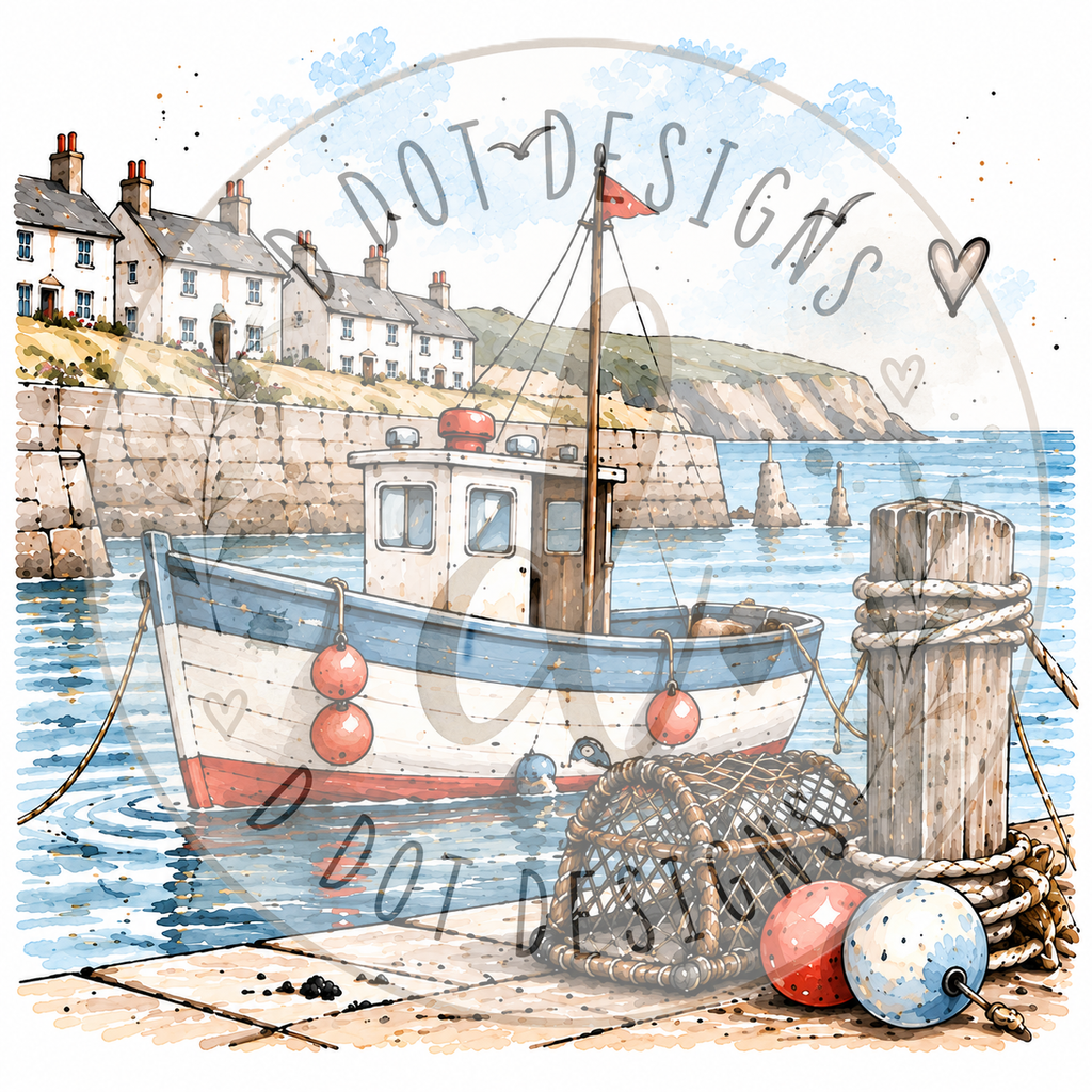 Seaside - Set of 4 Coasters
