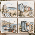 Seaside - Set of 4 Coasters