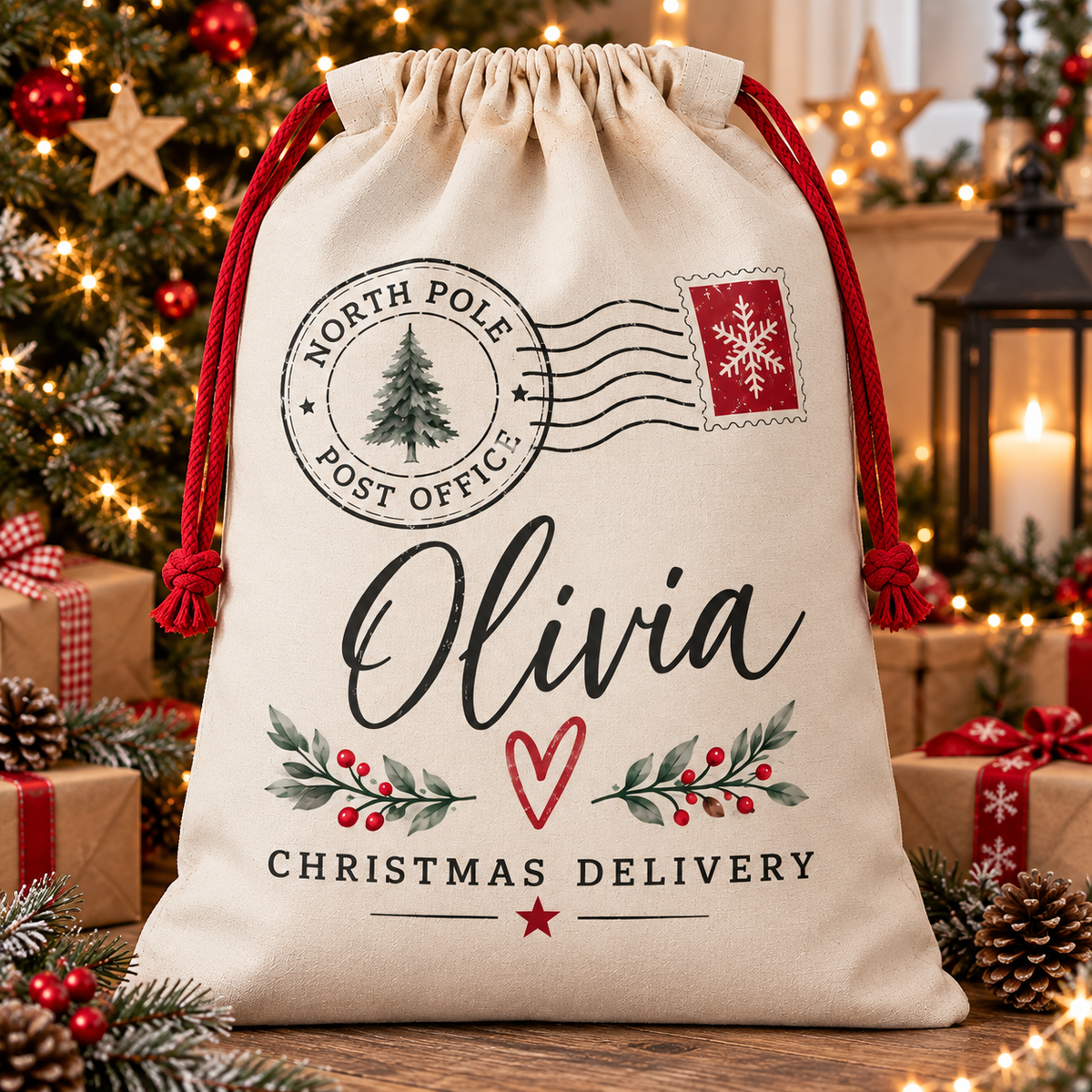 Personalised Santa Sack for Teens & Young Adults | D Dot Designs