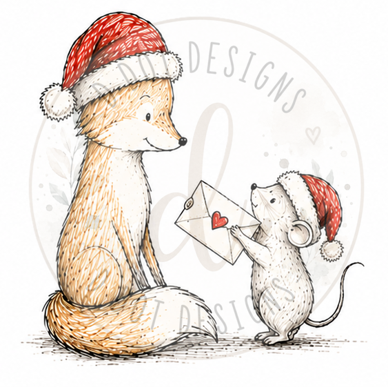 Fox and Mouse - Santa Sacks
