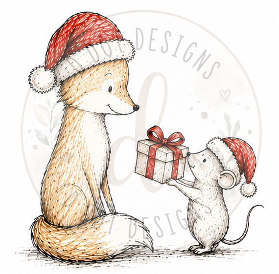 Fox and Mouse - Santa Sacks